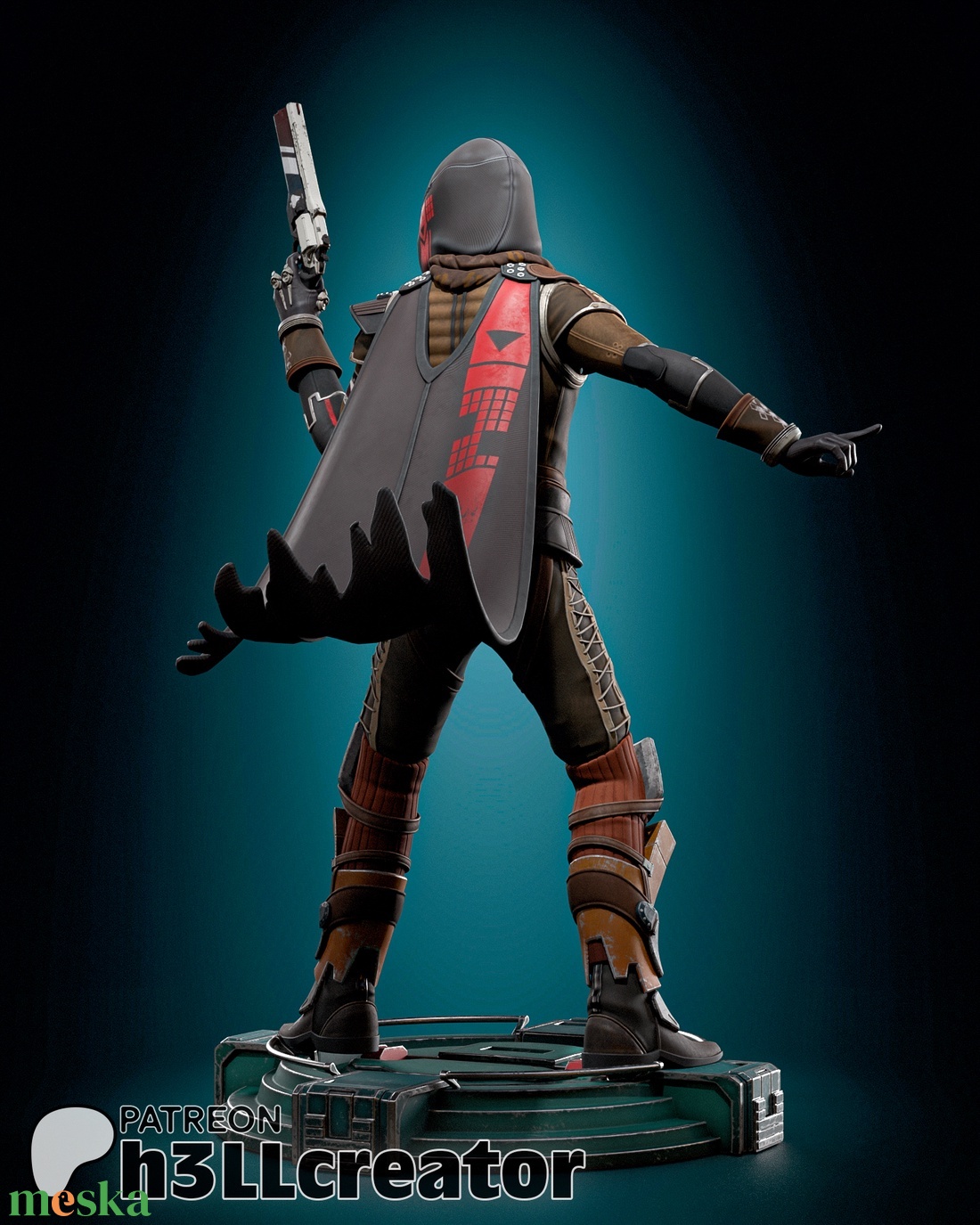 Cayde-6 - Destiny - művészet - makett, modell - Meska.hu