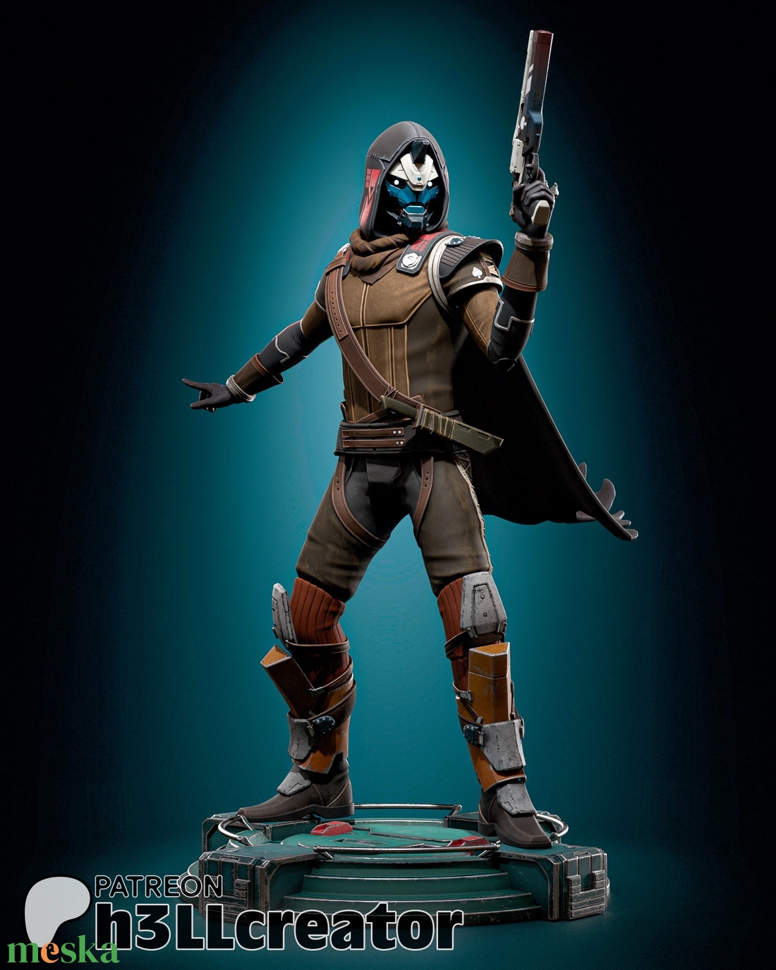 Cayde-6 - Destiny - művészet - makett, modell - Meska.hu