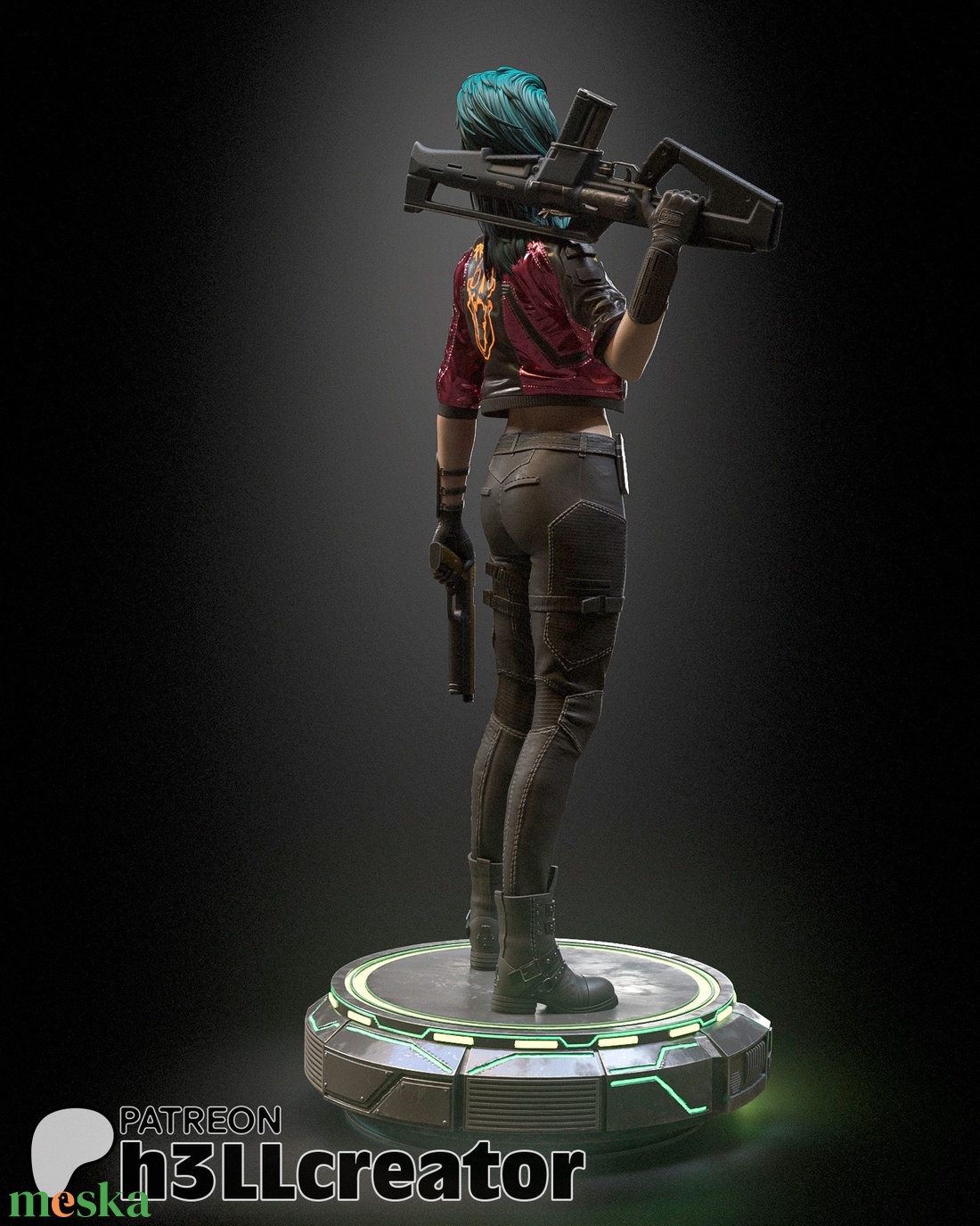 Rogue Amendiares - Cyberpunk 2077 - művészet - makett, modell - Meska.hu Rogue Amendiares - Cyberpunk 2077 - művészet - makett, modell - Meska.hu