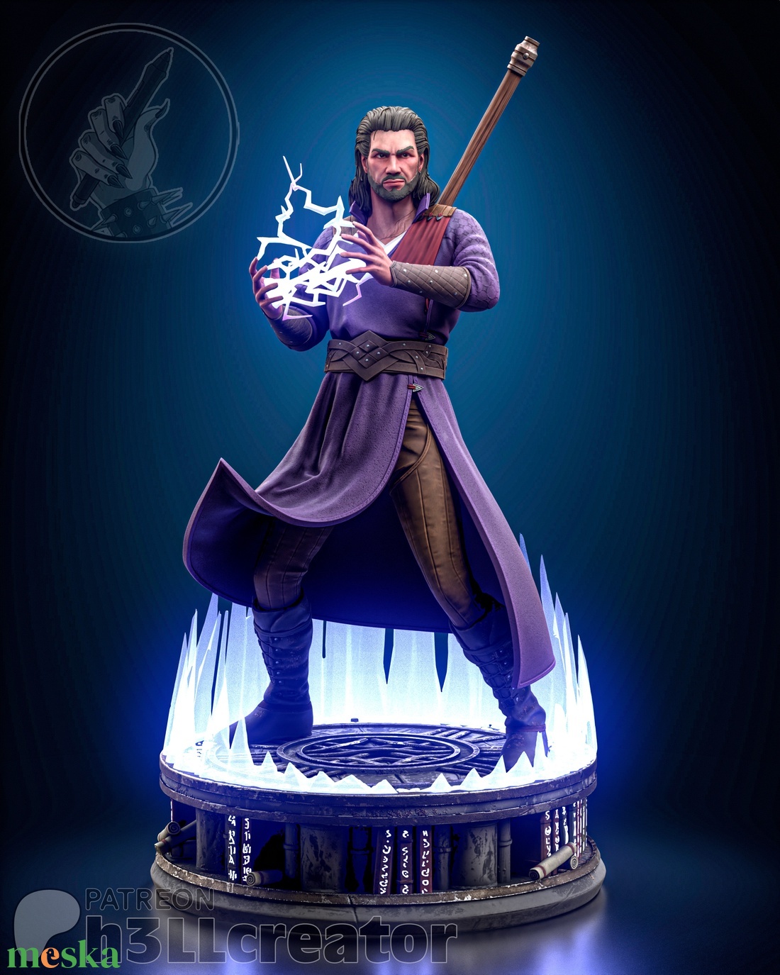 Gale - Baldur's gate 3 - művészet - makett, modell - Meska.hu Gale - Baldur's gate 3 - művészet - makett, modell - Meska.hu