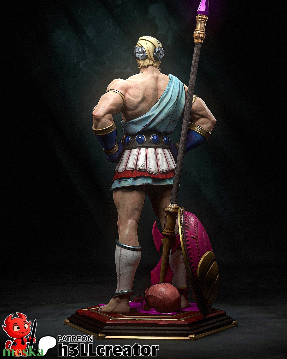 Theseus - Hades - művészet - makett, modell - Meska.hu Theseus - Hades - művészet - makett, modell - Meska.hu