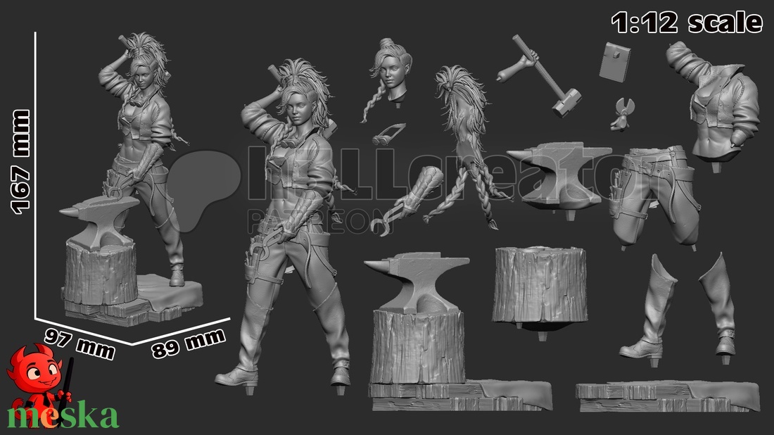 Gemma - Monster Hunter - művészet - makett, modell - Meska.hu Gemma - Monster Hunter - művészet - makett, modell - Meska.hu