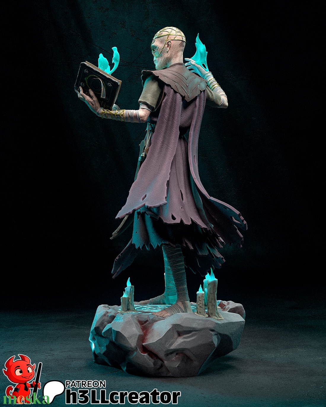 Withers - Baldur's gate 3 - művészet - makett, modell - Meska.hu Withers - Baldur's gate 3 - művészet - makett, modell - Meska.hu