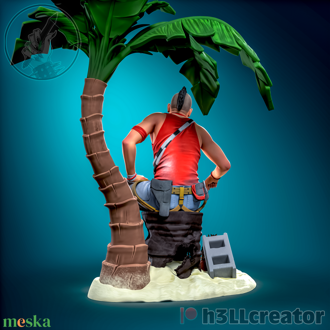 Vaas - FarCry 3 - művészet - makett, modell - Meska.hu Vaas - FarCry 3 - művészet - makett, modell - Meska.hu