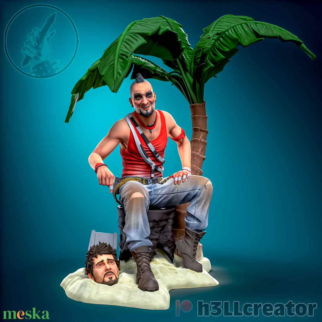 Vaas - FarCry 3 - művészet - makett, modell - Meska.hu Vaas - FarCry 3 - művészet - makett, modell - Meska.hu