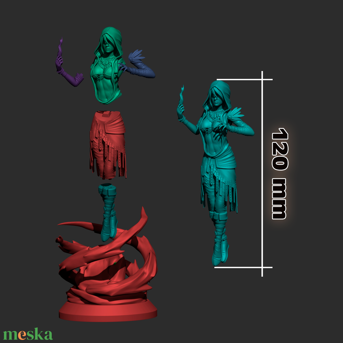 Morrigan - Dragon Age - művészet - makett, modell - Meska.hu Morrigan - Dragon Age - művészet - makett, modell - Meska.hu