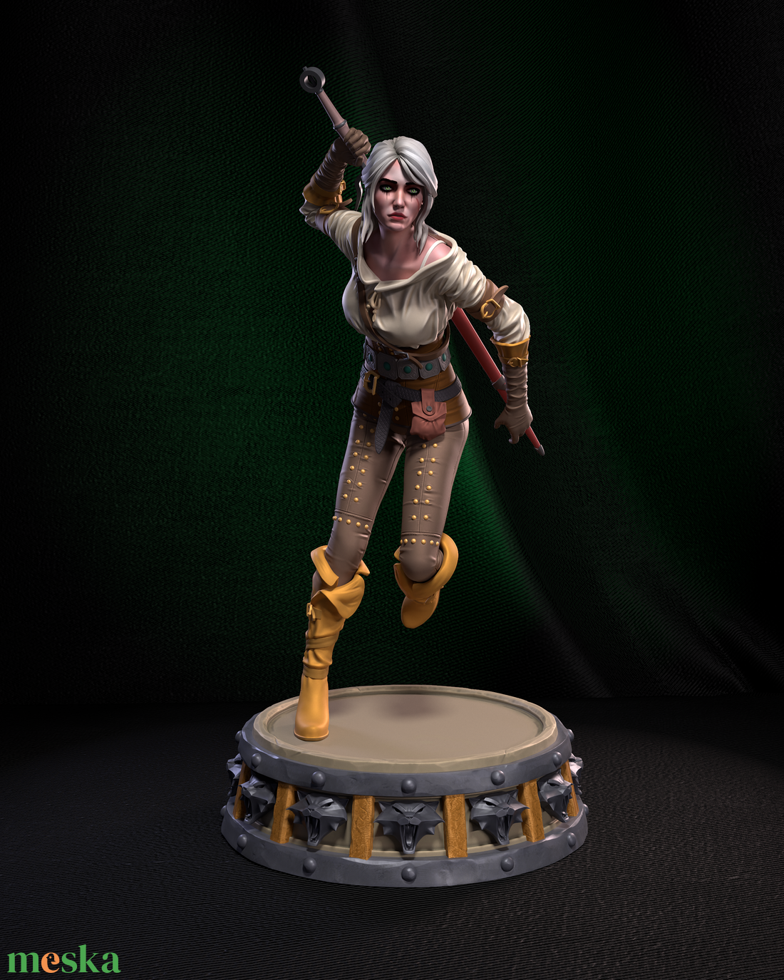 Ciri - Witcher 3 - művészet - makett, modell - Meska.hu Ciri - Witcher 3 - művészet - makett, modell - Meska.hu