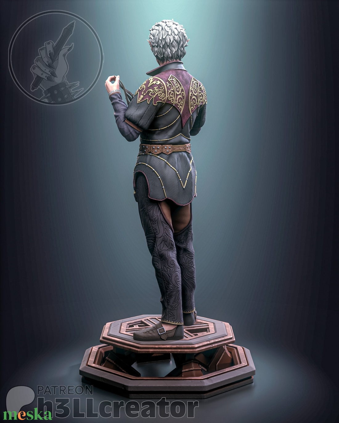 Astarion - Baldur's gate 3 - művészet - makett, modell - Meska.hu Astarion - Baldur's gate 3 - művészet - makett, modell - Meska.hu