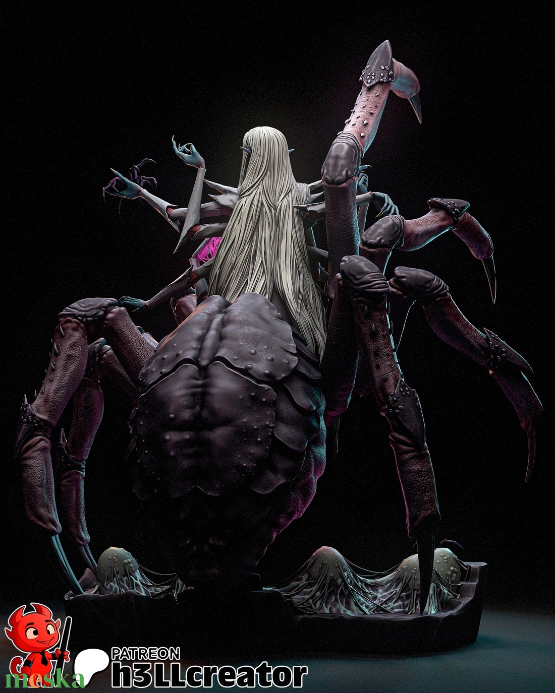Lolth - Dungeons and Dragons - művészet - makett, modell - Meska.hu Lolth - Dungeons and Dragons - művészet - makett, modell - Meska.hu