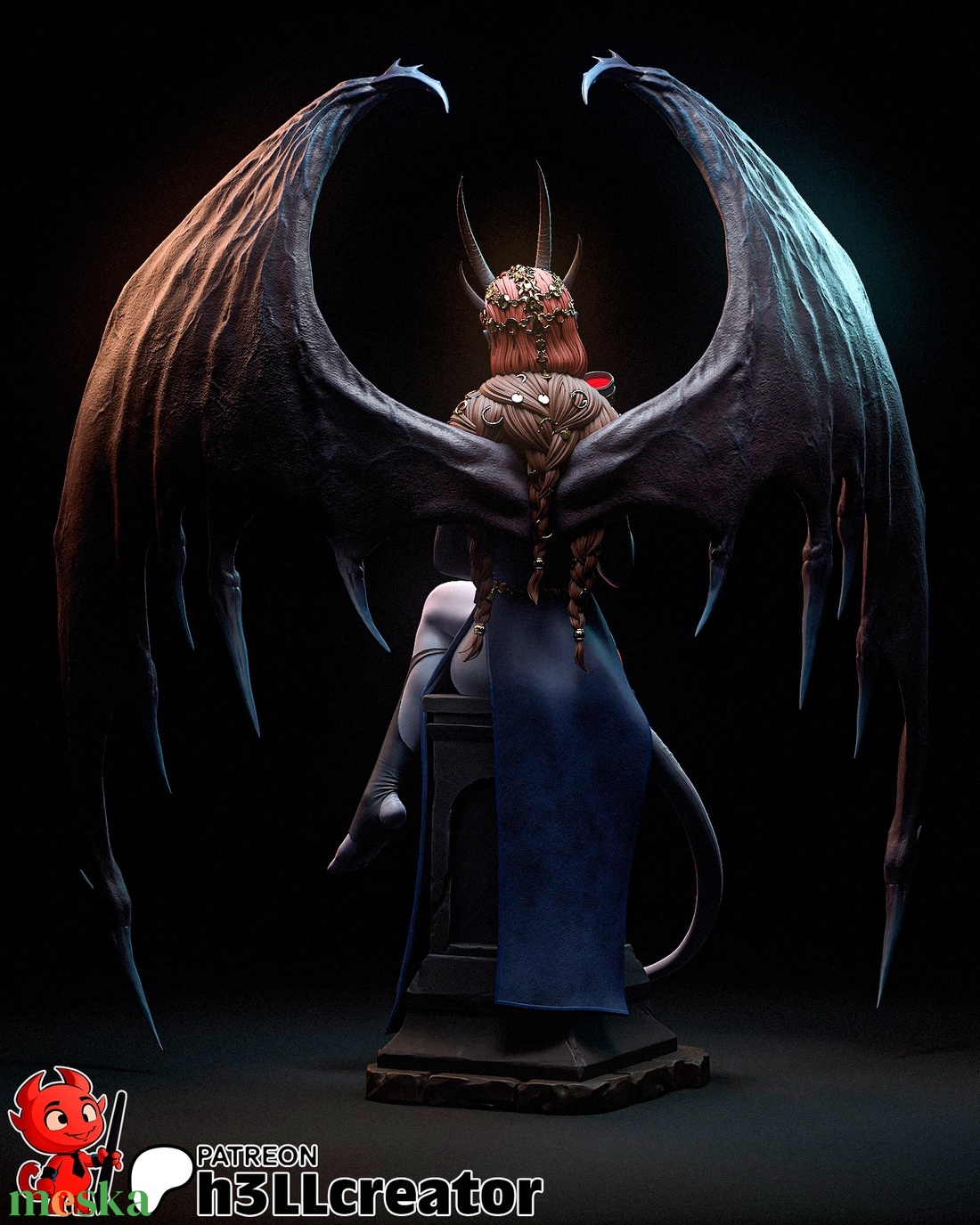 Mizora - Baldur's Gate 3 - művészet - makett, modell - Meska.hu Mizora - Baldur's Gate 3 - művészet - makett, modell - Meska.hu