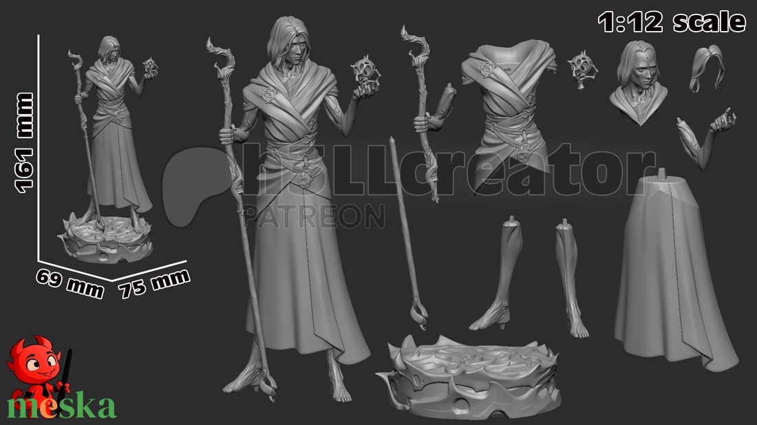 Viktor - League of Legends Arcane s2 - művészet - makett, modell - Meska.hu Viktor - League of Legends Arcane s2 - művészet - makett, modell - Meska.hu