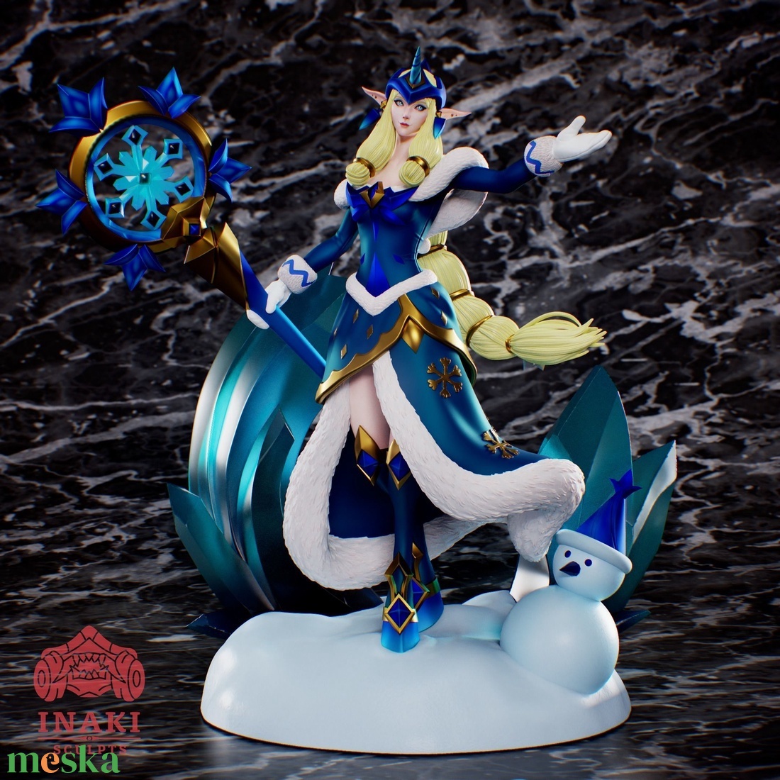 Winter Wonder Soraka - bérnyomtatás és festés - művészet - makett, modell - Meska.hu Winter Wonder Soraka - bérnyomtatás és festés - művészet - makett, modell - Meska.hu