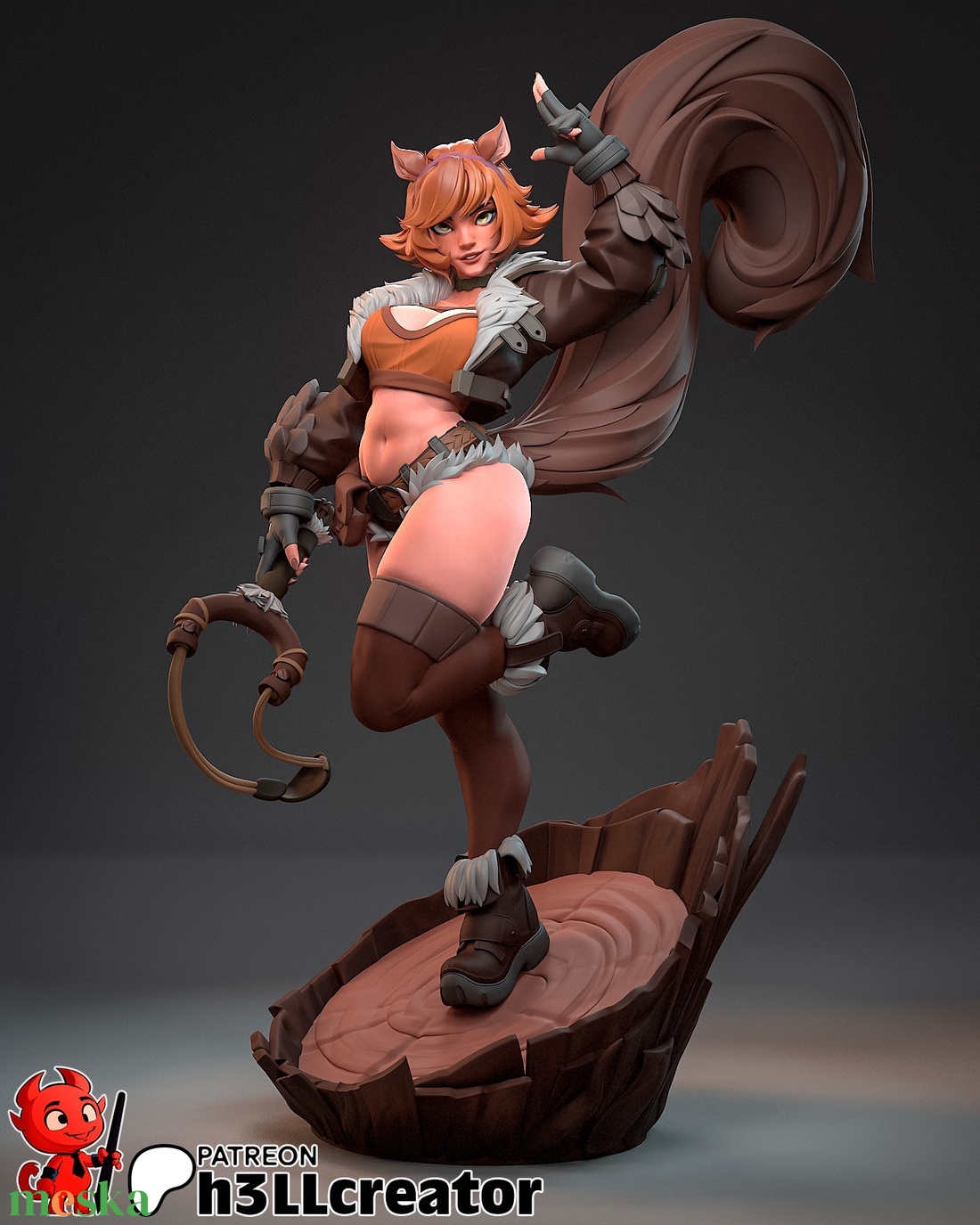 Squirrel Girl - Marvel Rivals - művészet - makett, modell - Meska.hu Squirrel Girl - Marvel Rivals - művészet - makett, modell - Meska.hu