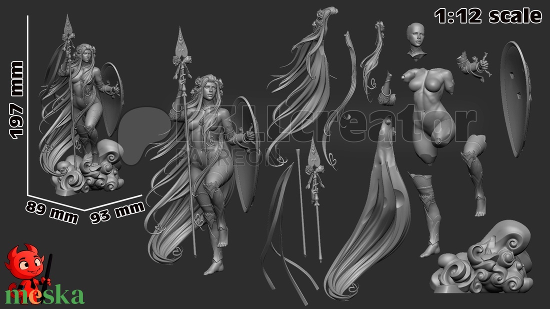 Aphrodite - Hades - művészet - makett, modell - Meska.hu Aphrodite - Hades - művészet - makett, modell - Meska.hu