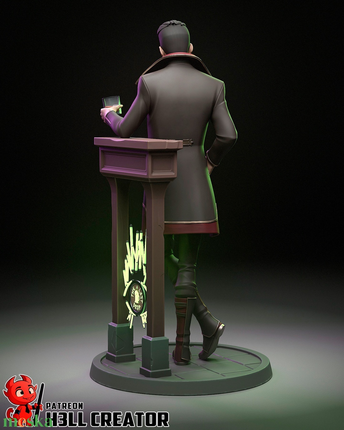 Silco - League of Legends Arcane - művészet - makett, modell - Meska.hu Silco - League of Legends Arcane - művészet - makett, modell - Meska.hu