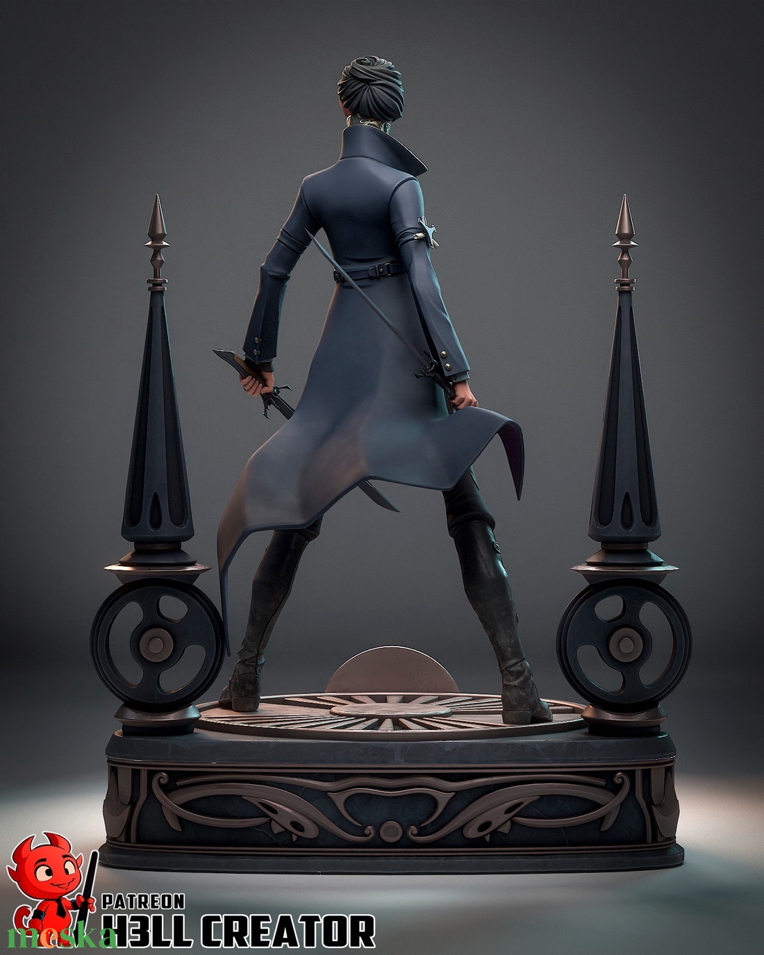Emily Kaldwin - Dishonored 2 - művészet - makett, modell - Meska.hu Emily Kaldwin - Dishonored 2 - művészet - makett, modell - Meska.hu