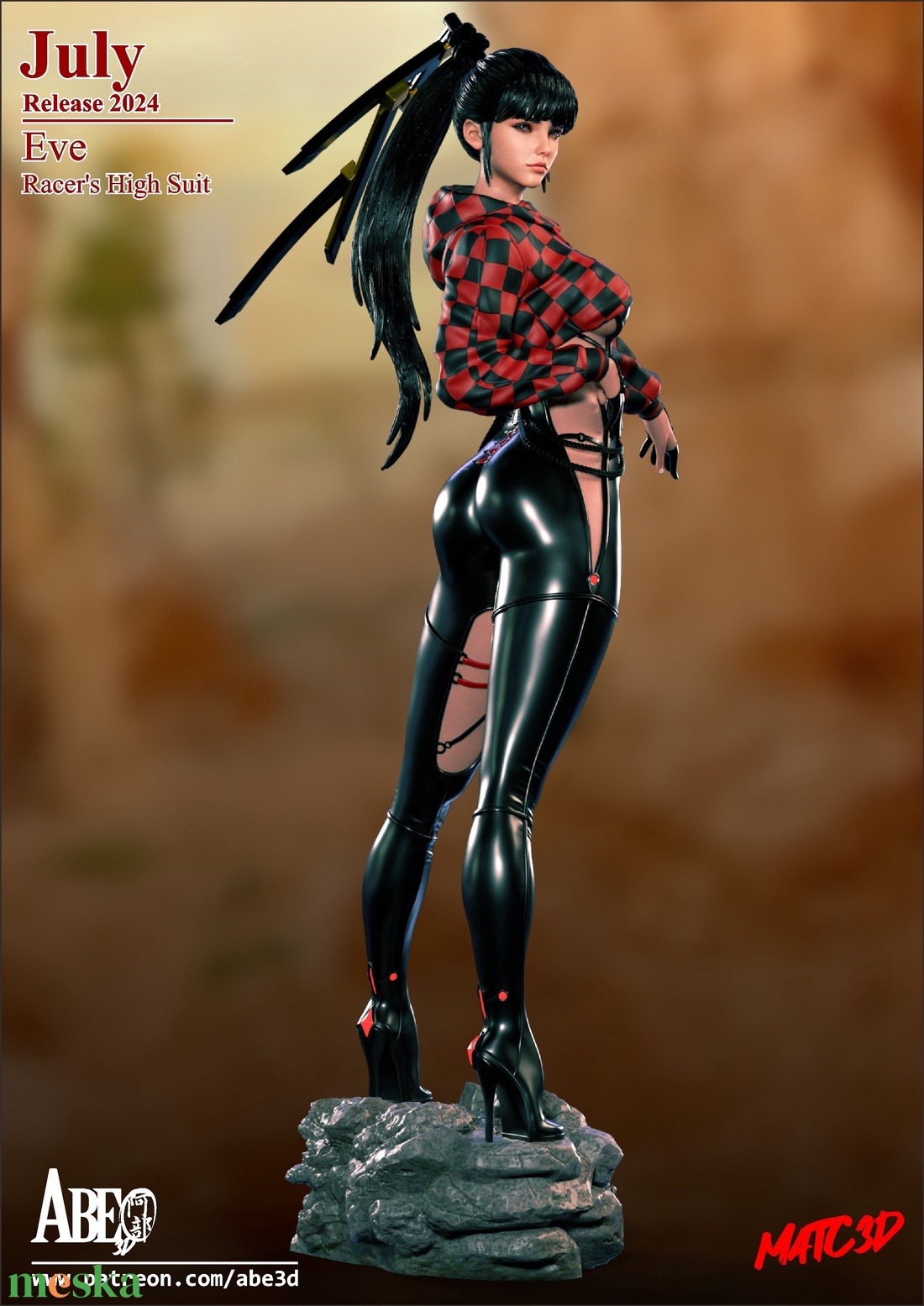 Eve Racers High Suit - Stellar Blade 1/4 - művészet - makett, modell - Meska.hu Eve Racers High Suit - Stellar Blade 1/4 - művészet - makett, modell - Meska.hu