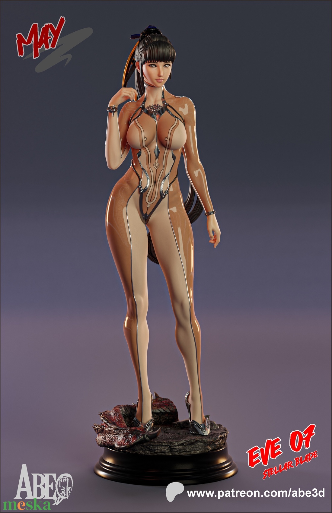 Eve Skin Suit - Stellar Blade 1/4 - művészet - makett, modell - Meska.hu Eve Skin Suit - Stellar Blade 1/4 - művészet - makett, modell - Meska.hu