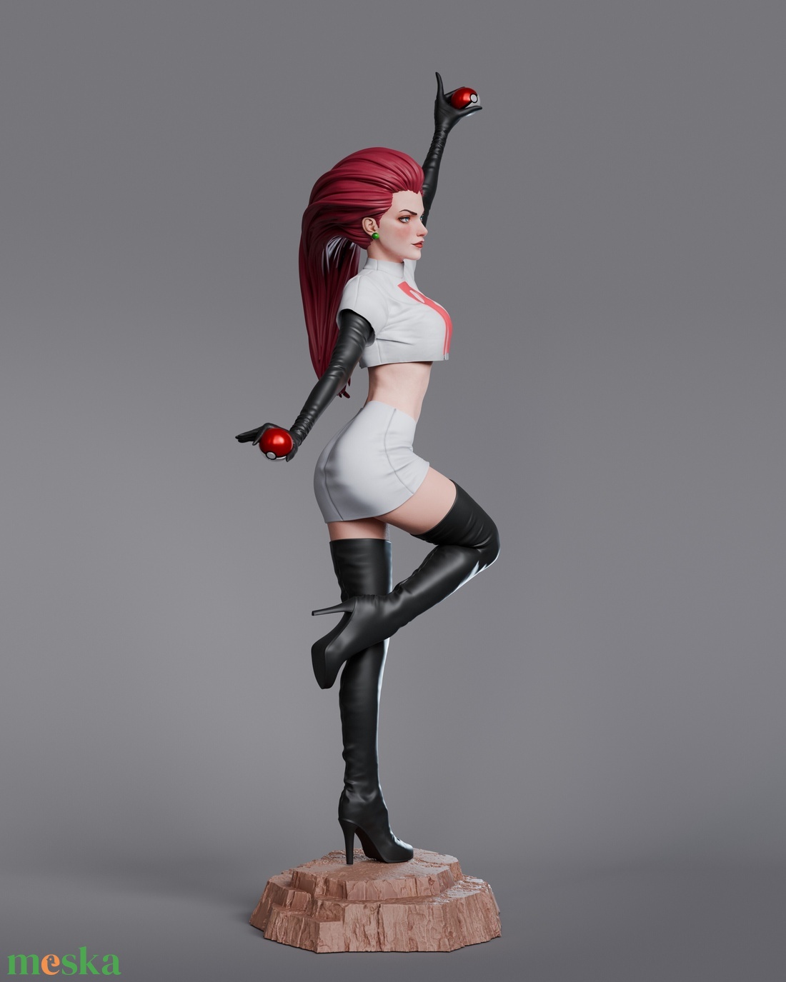 Jessie - Pokemon - művészet - makett, modell - Meska.hu