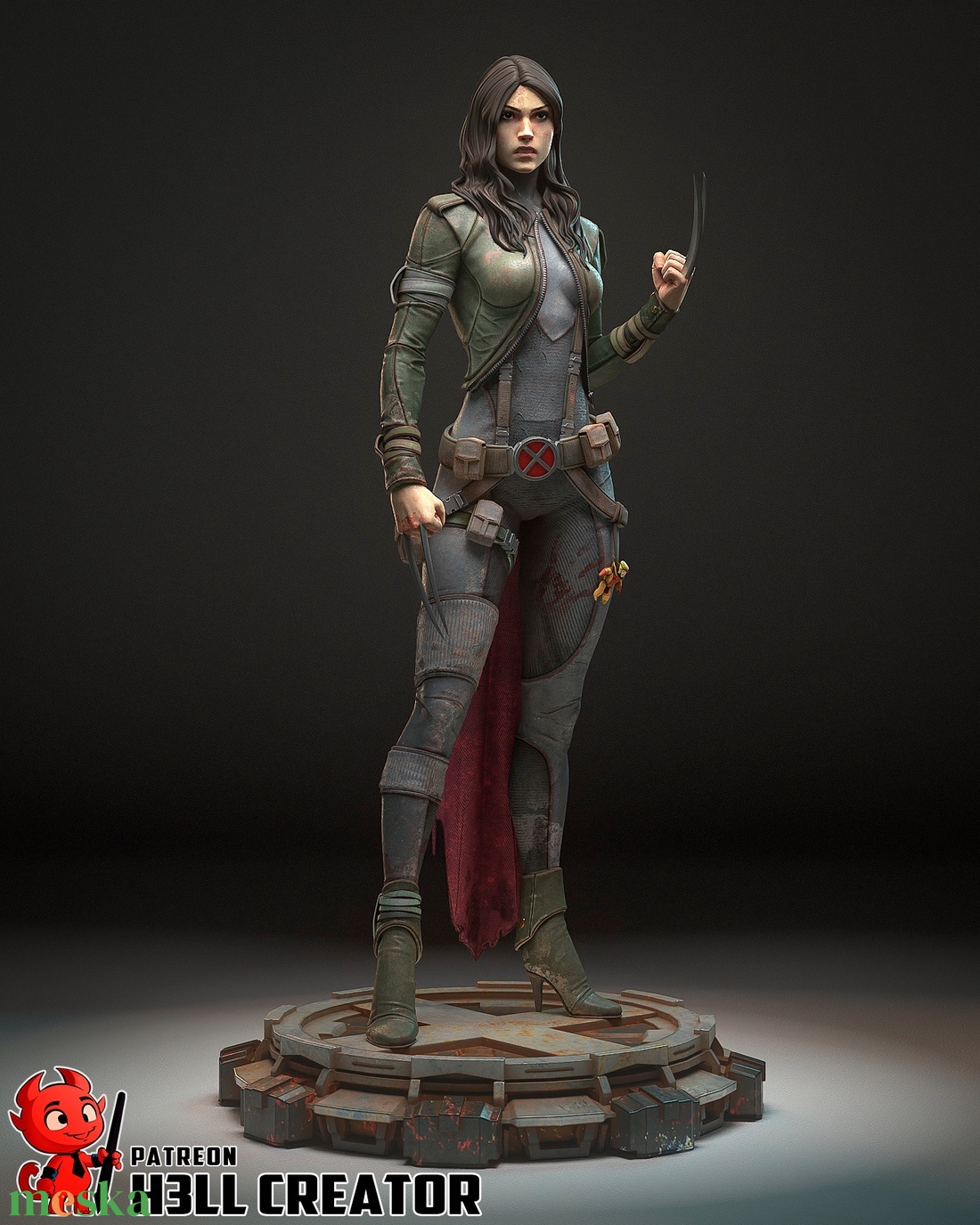 X-23 - X-Men - művészet - makett, modell - Meska.hu X-23 - X-Men - művészet - makett, modell - Meska.hu