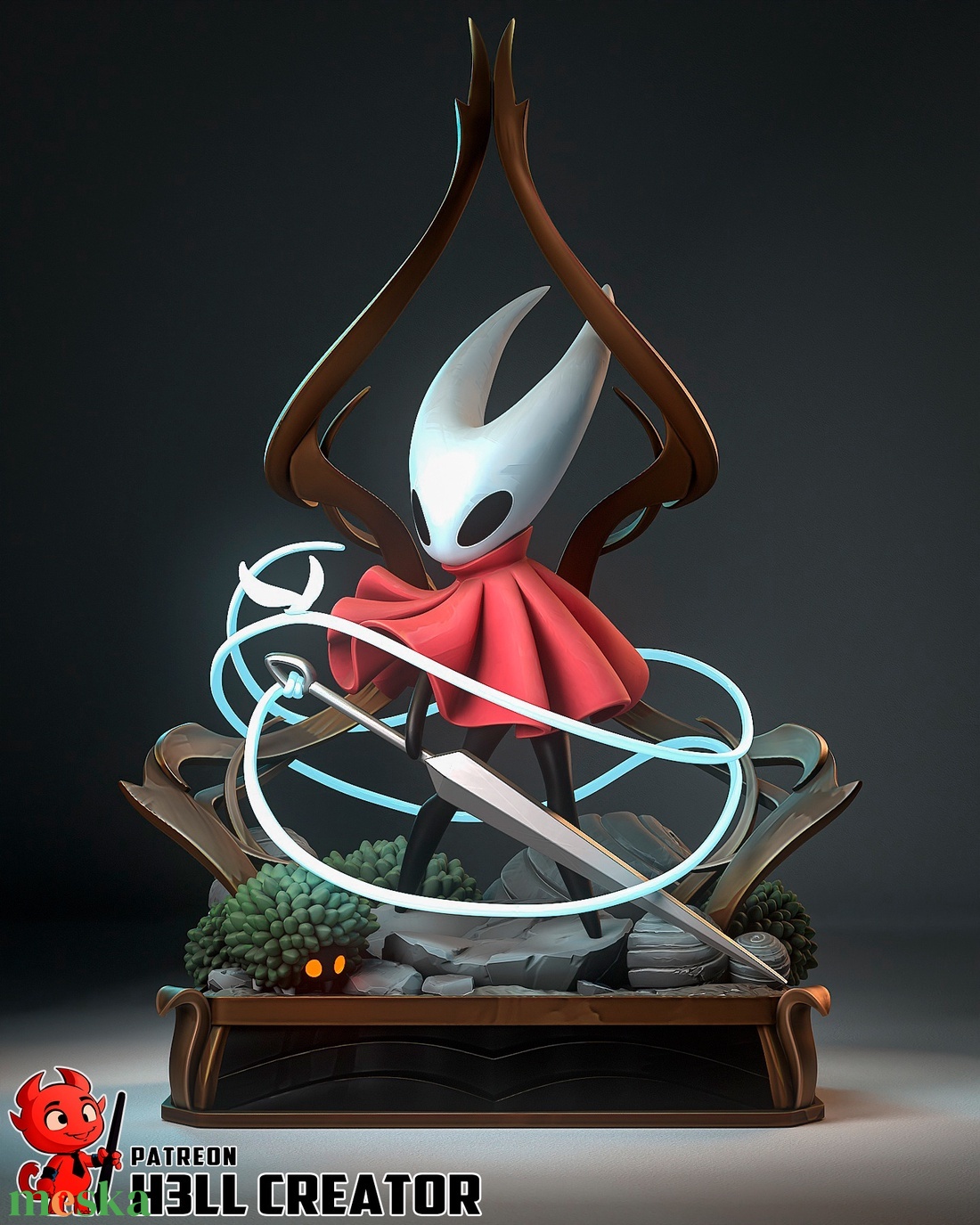 Hornet - Hollow Knight Silksong - művészet - makett, modell - Meska.hu