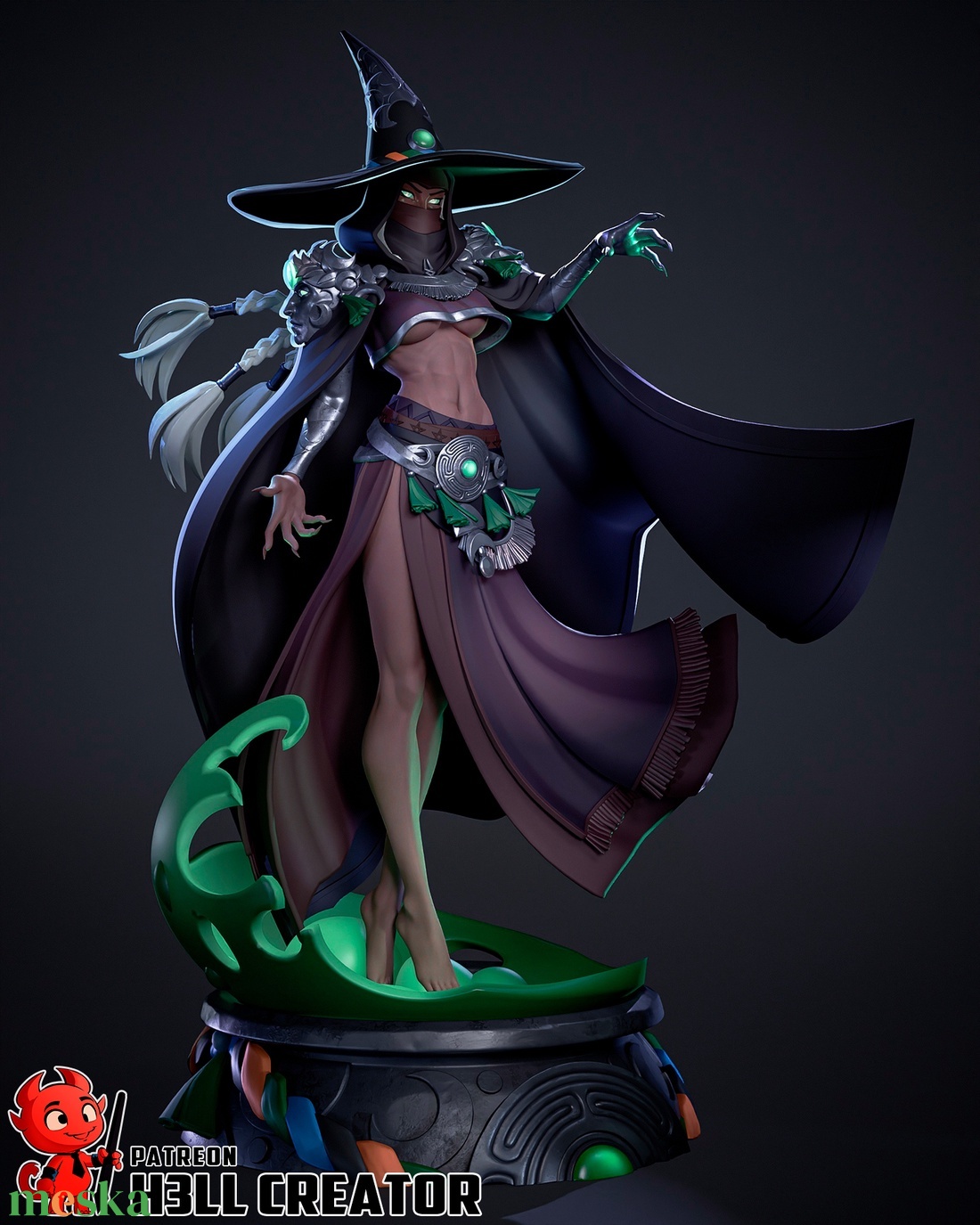 Hecate - Hades 2 - művészet - makett, modell - Meska.hu Hecate - Hades 2 - művészet - makett, modell - Meska.hu