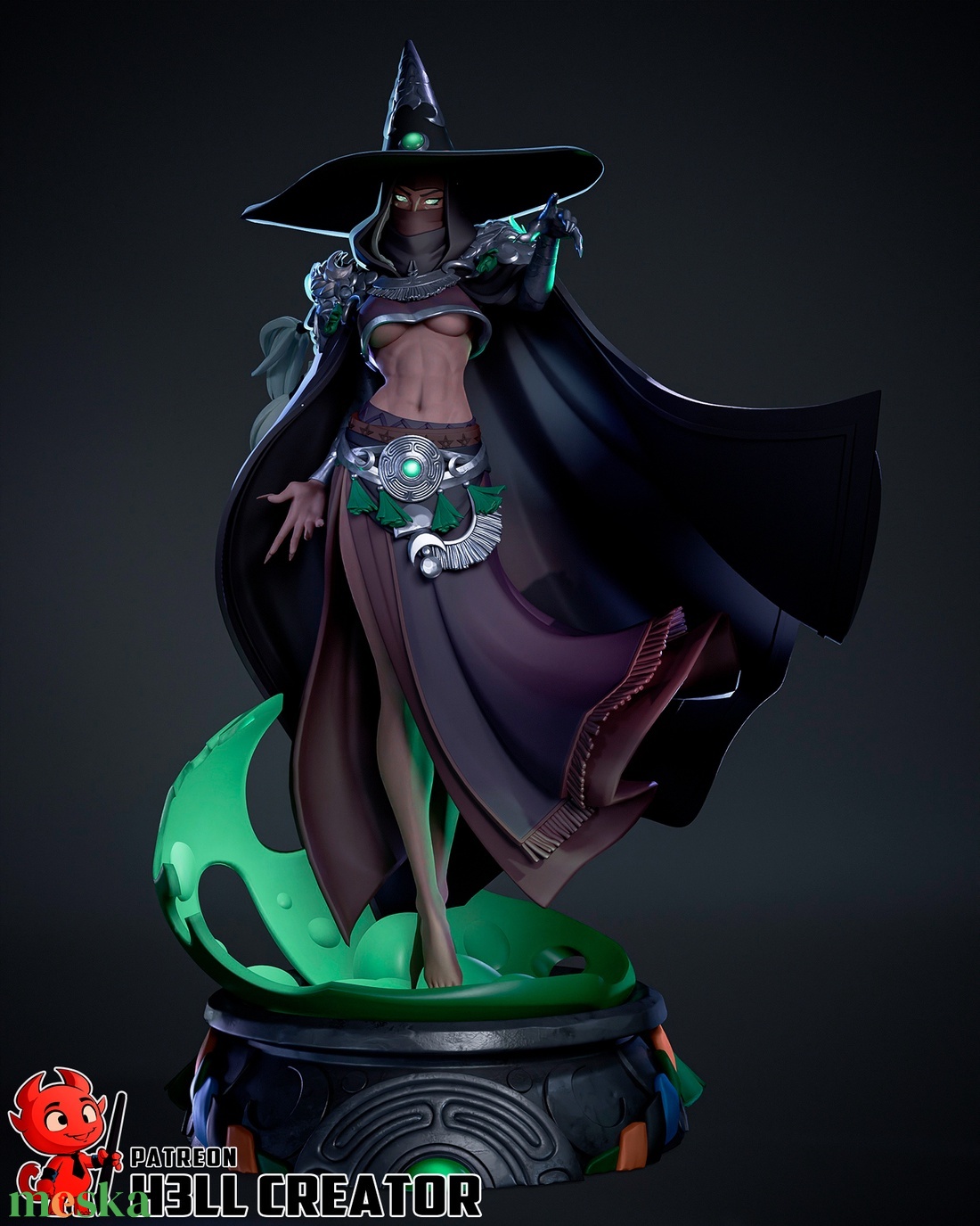Hecate - Hades 2 - művészet - makett, modell - Meska.hu Hecate - Hades 2 - művészet - makett, modell - Meska.hu