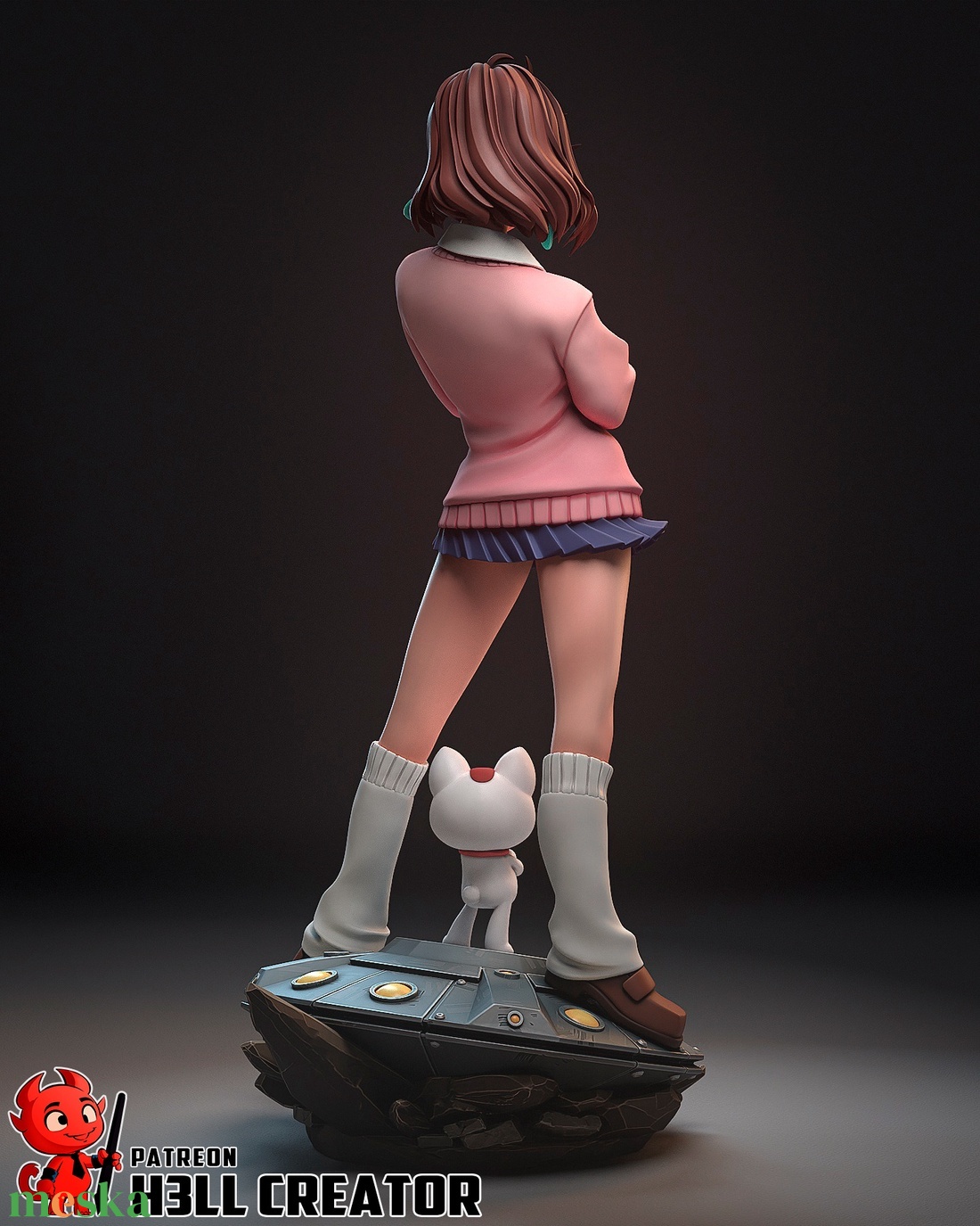 Momo Ayase - DanDaDan - művészet - makett, modell - Meska.hu Momo Ayase - DanDaDan - művészet - makett, modell - Meska.hu