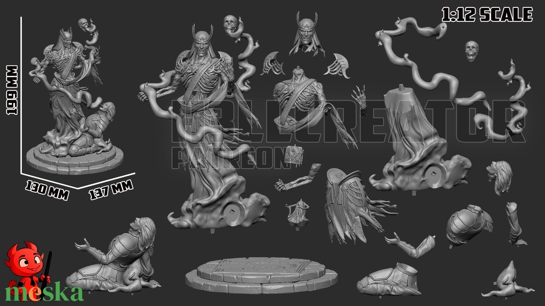 Vecna - Dungeons and Dragons - művészet - makett, modell - Meska.hu Vecna - Dungeons and Dragons - művészet - makett, modell - Meska.hu