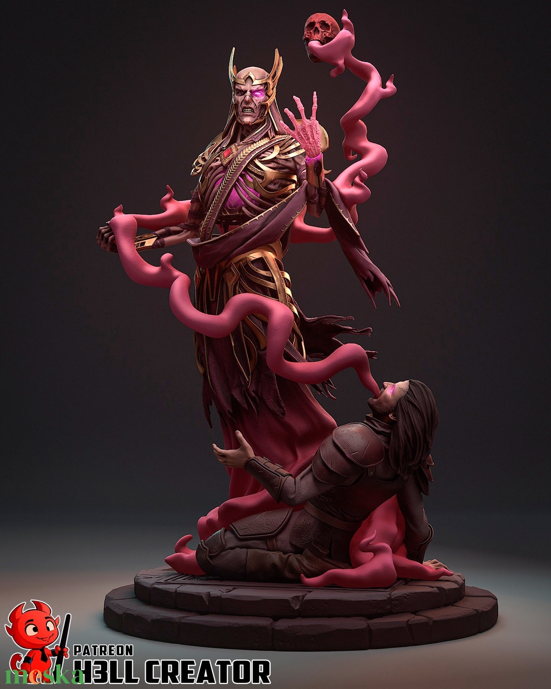 Vecna - Dungeons and Dragons - művészet - makett, modell - Meska.hu Vecna - Dungeons and Dragons - művészet - makett, modell - Meska.hu