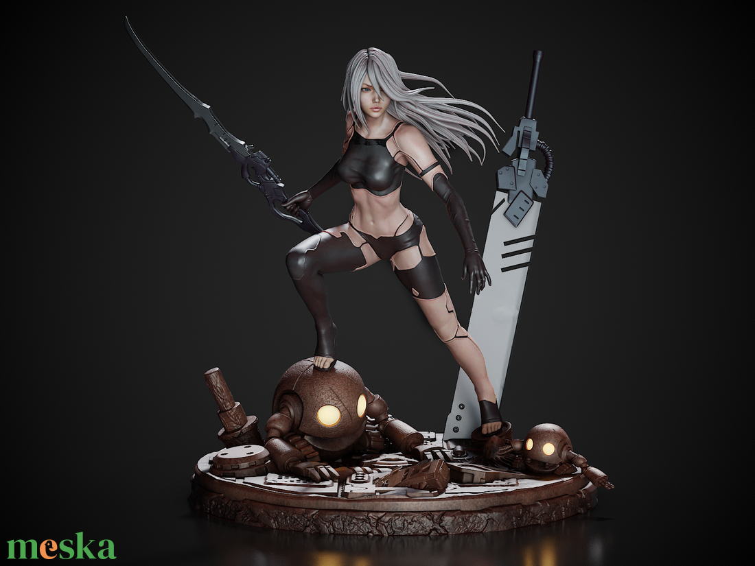 A2 - Nier: Automata - művészet - makett, modell - Meska.hu
