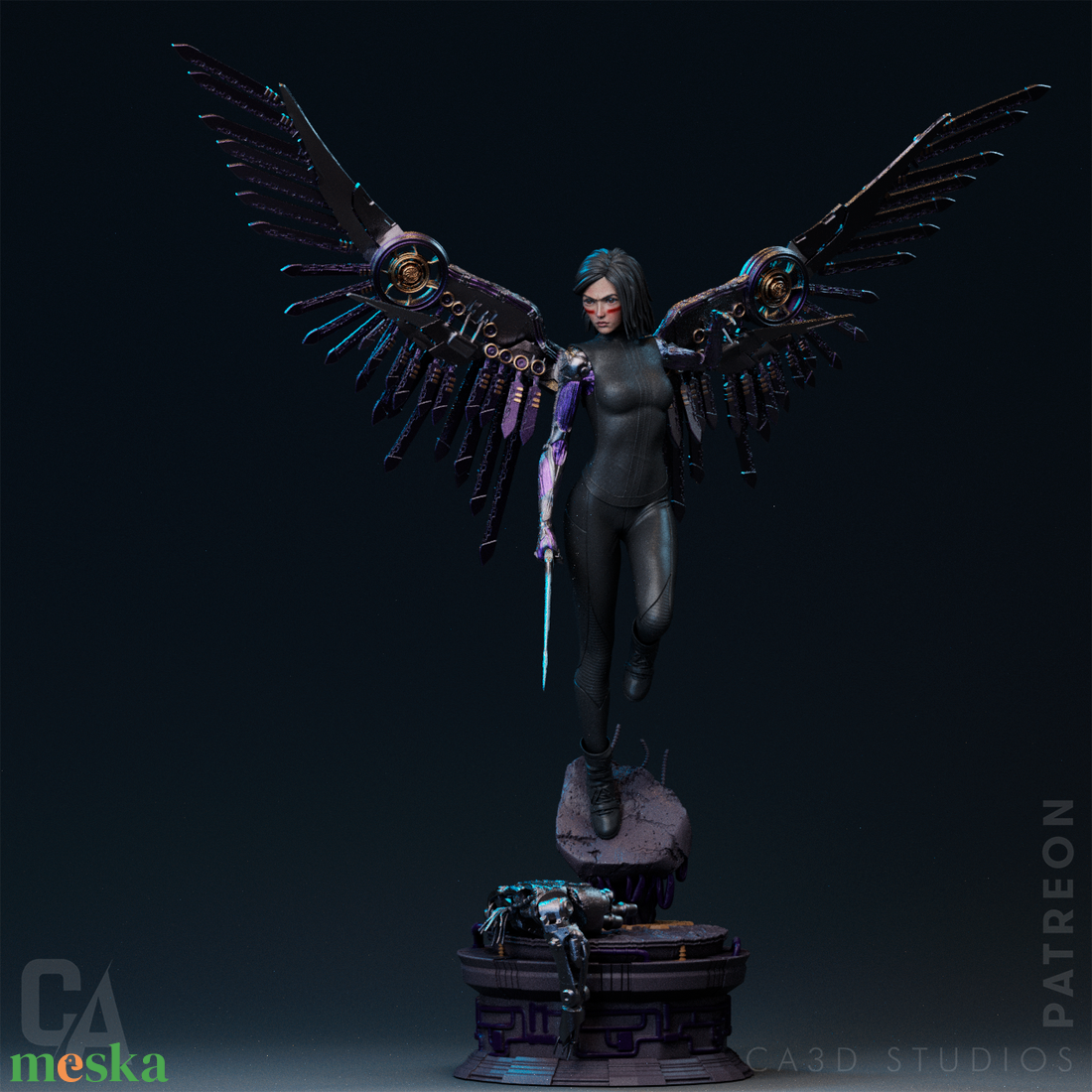 Alita - Battle Angel Alita - művészet - makett, modell - Meska.hu