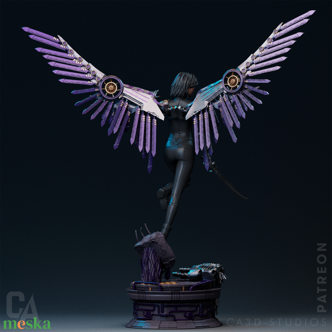 Alita - Battle Angel Alita - művészet - makett, modell - Meska.hu