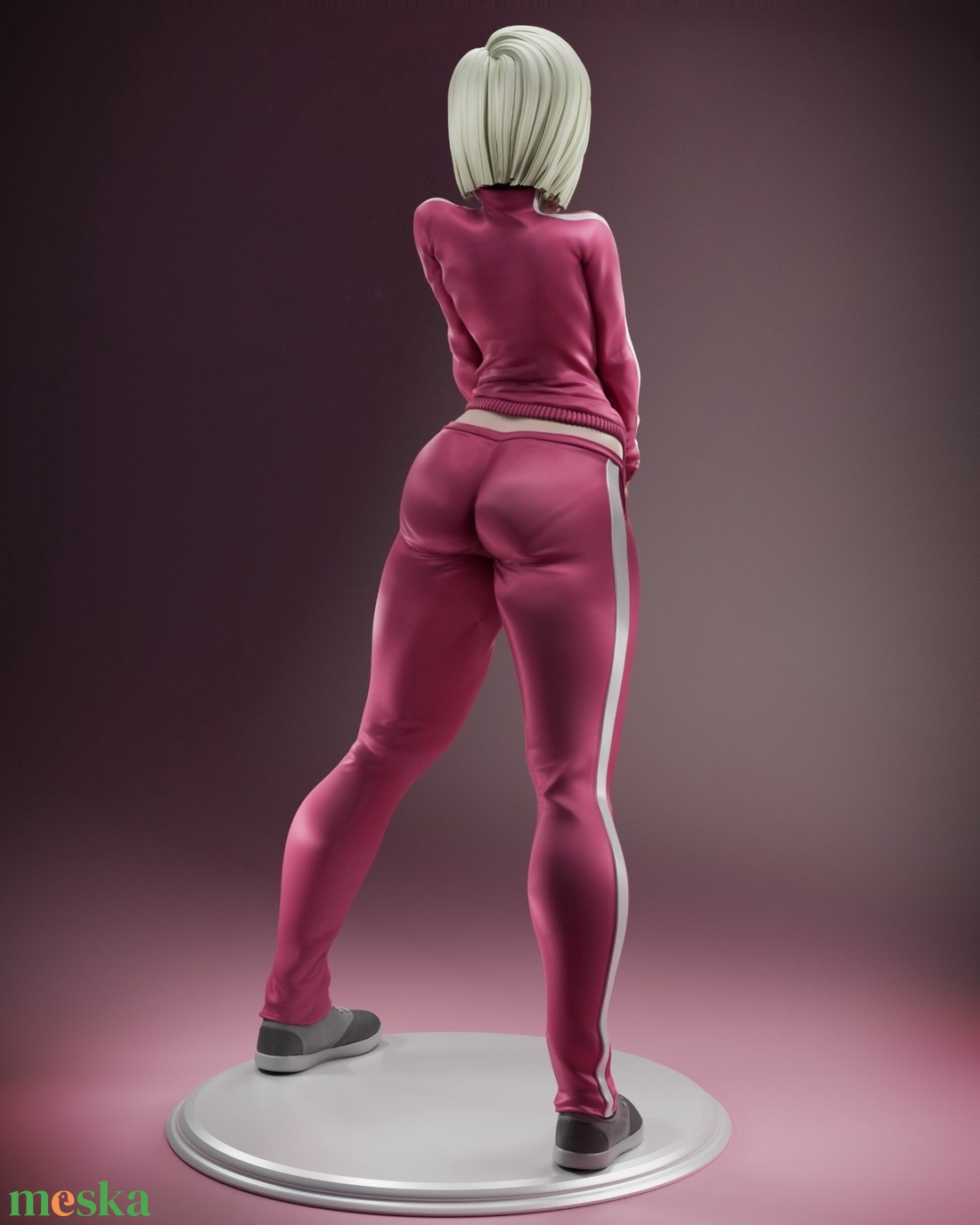 Android 18 - Dragon Ball - művészet - makett, modell - Meska.hu