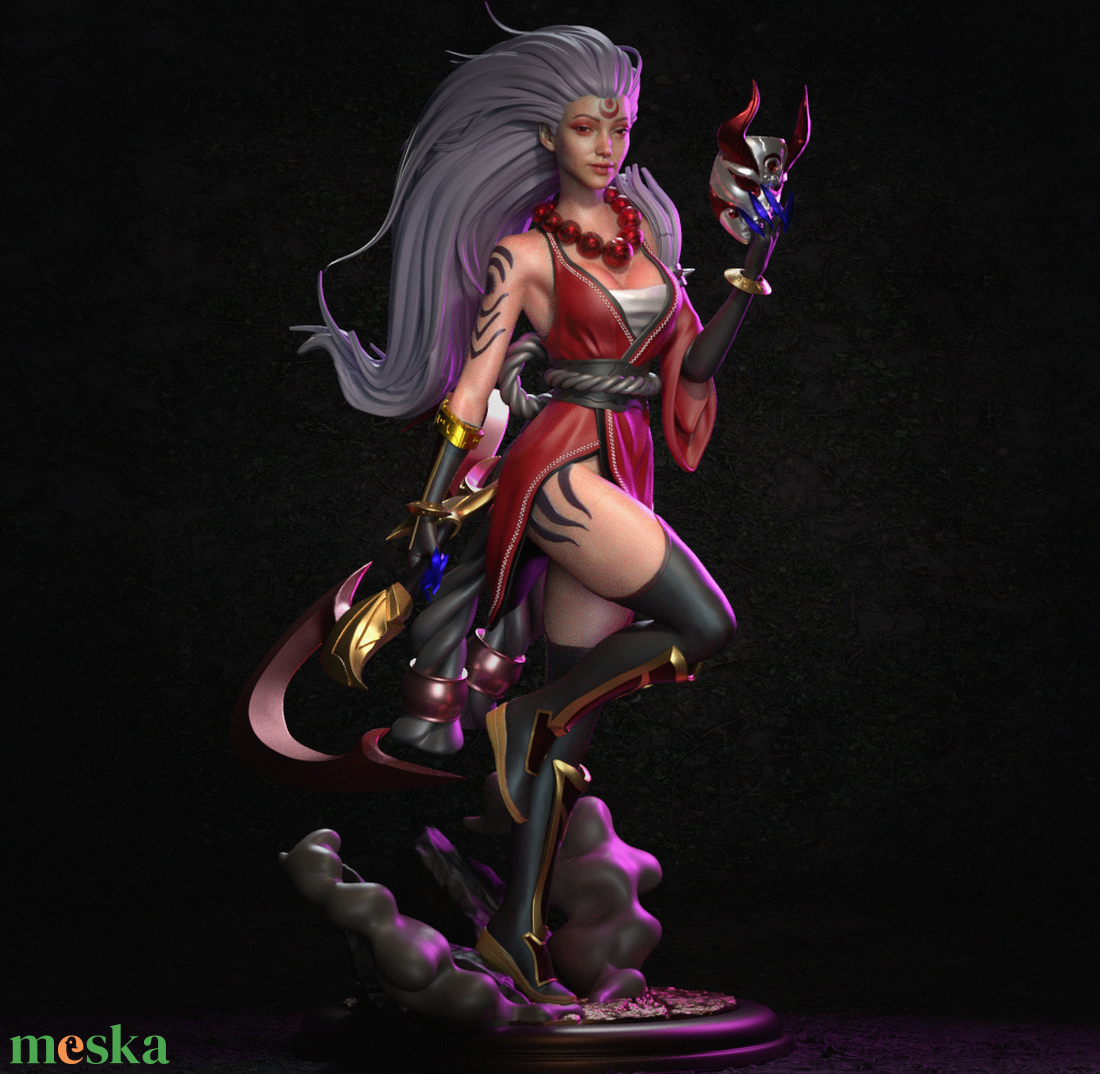 Blood Moon Diana - League of Legends - művészet - makett, modell - Meska.hu Blood Moon Diana - League of Legends - művészet - makett, modell - Meska.hu
