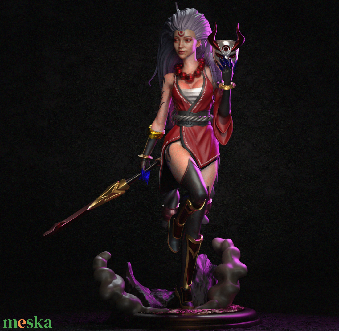 Blood Moon Diana - League of Legends - művészet - makett, modell - Meska.hu Blood Moon Diana - League of Legends - művészet - makett, modell - Meska.hu
