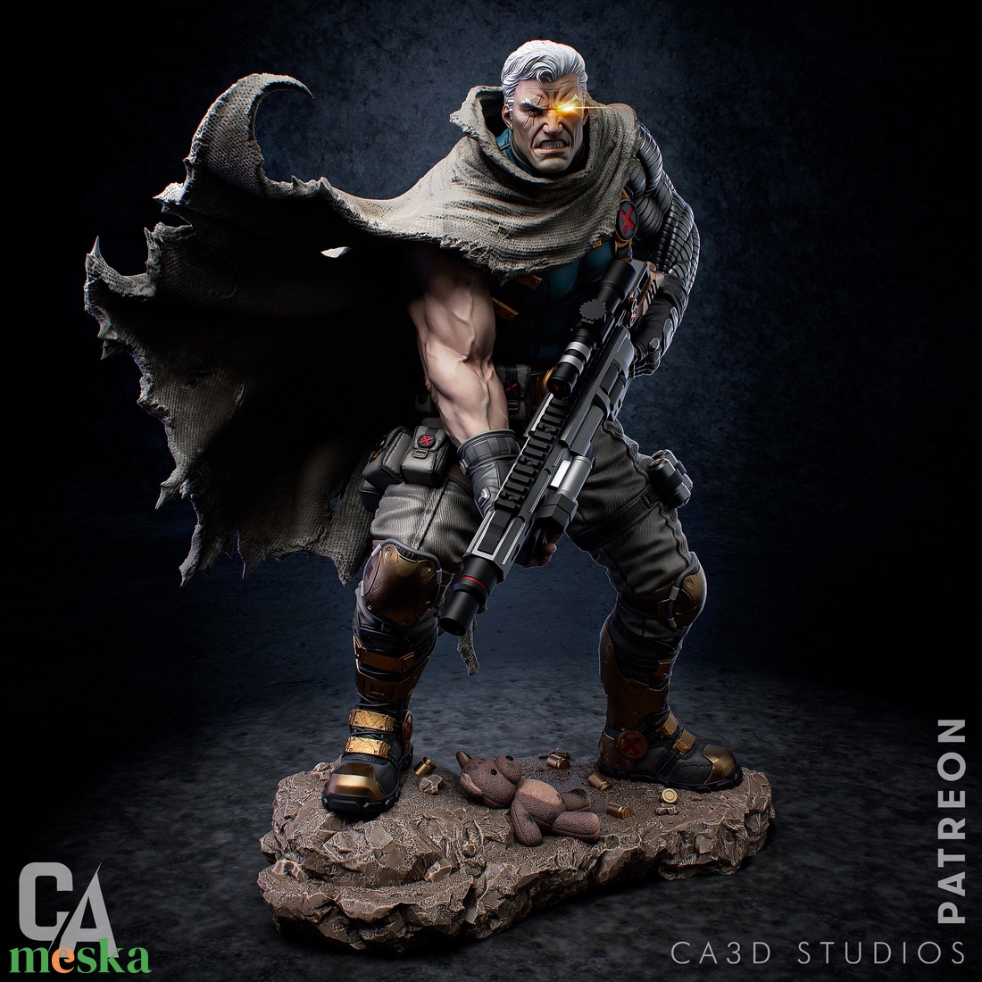 Cable - Marvel - művészet - makett, modell - Meska.hu Cable - Marvel - művészet - makett, modell - Meska.hu
