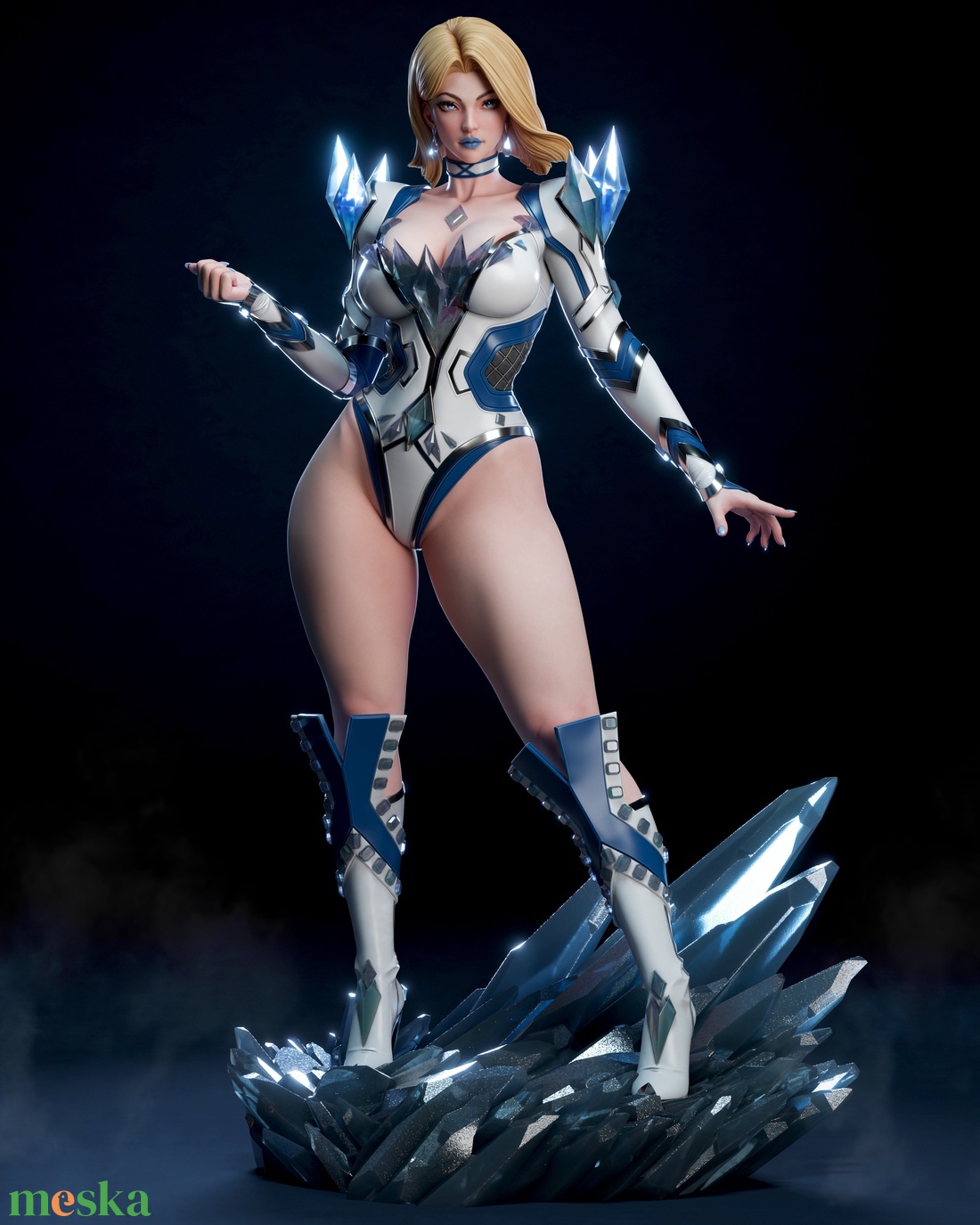 Emma Frost - Marvel Rivals - művészet - makett, modell - Meska.hu Emma Frost - Marvel Rivals - művészet - makett, modell - Meska.hu