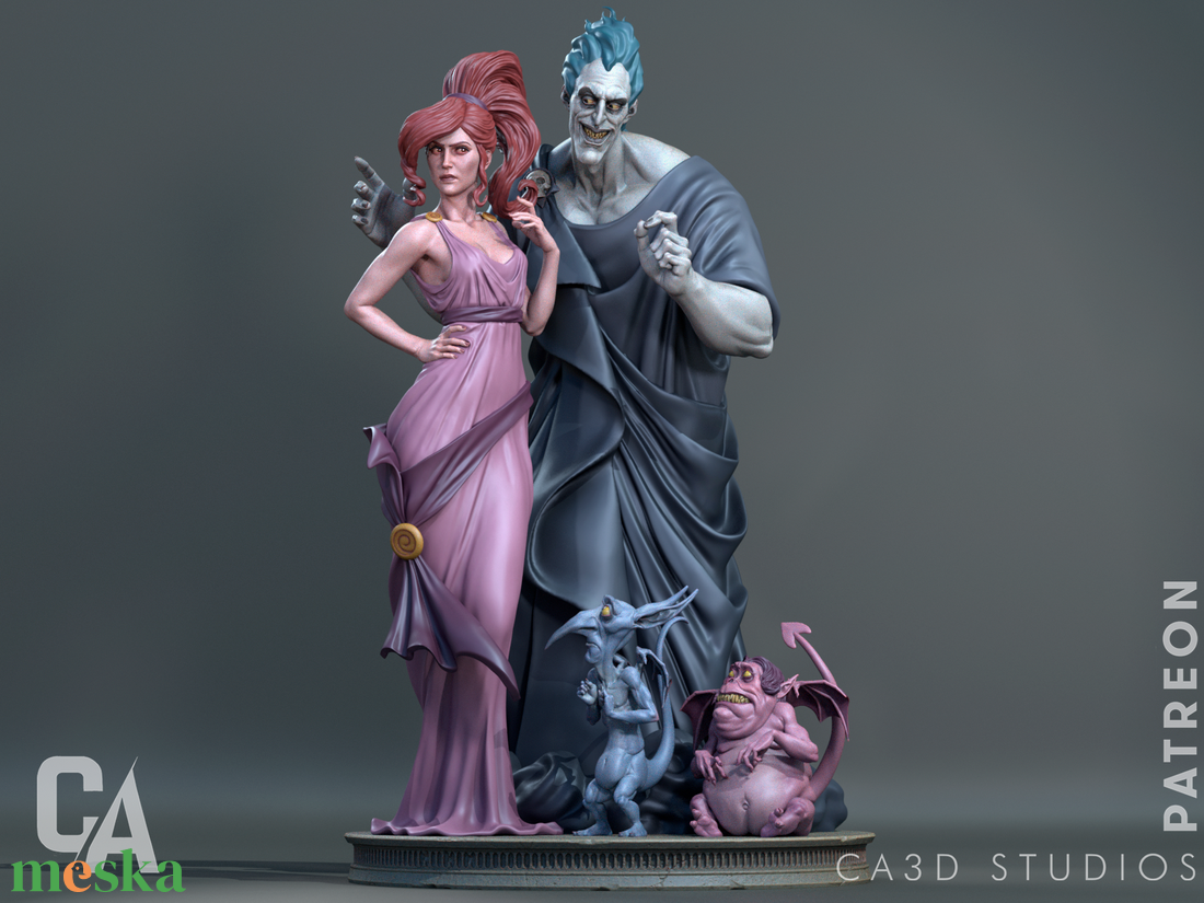 Hades Diorama - Hercules - művészet - makett, modell - Meska.hu