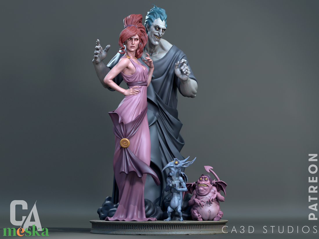 Hades Diorama - Hercules - művészet - makett, modell - Meska.hu