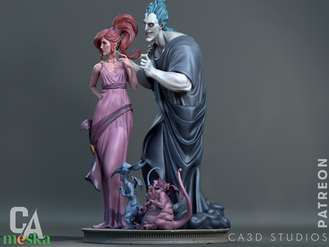 Hades Diorama - Hercules - művészet - makett, modell - Meska.hu