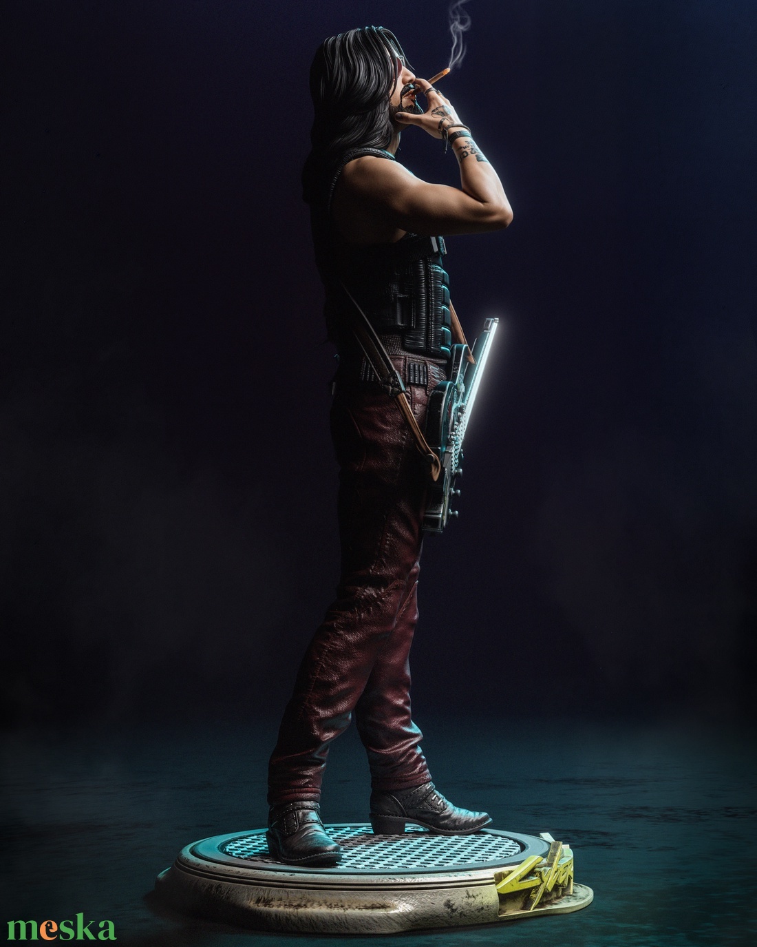 Johnny Silverhand - Cyberpunk 2077 - művészet - makett, modell - Meska.hu