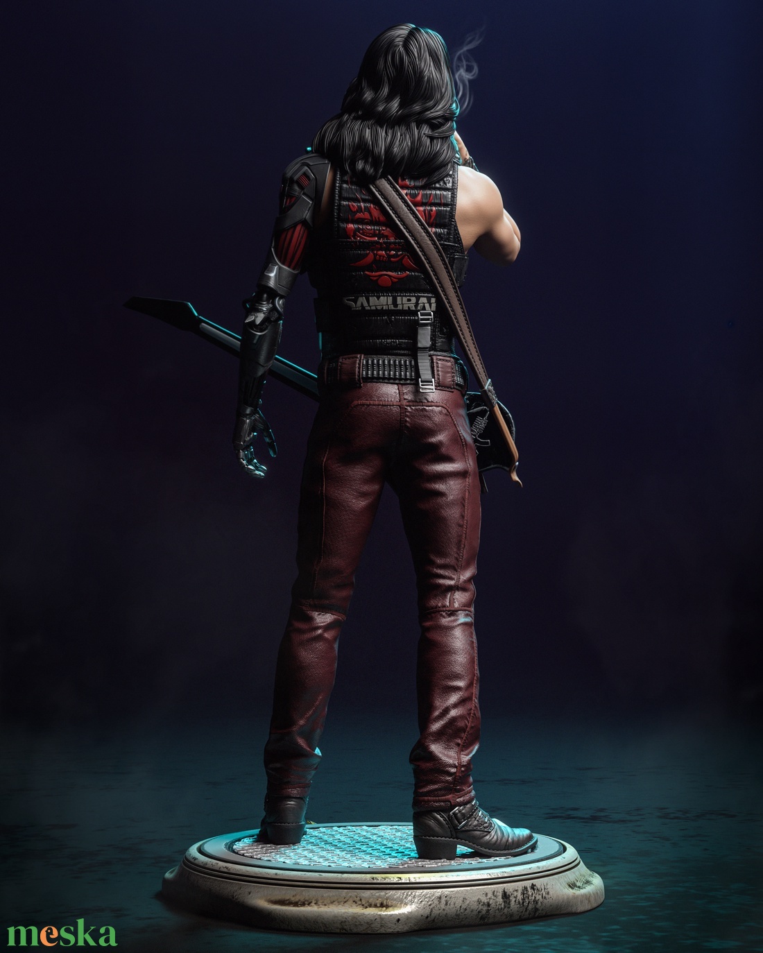 Johnny Silverhand - Cyberpunk 2077 - művészet - makett, modell - Meska.hu