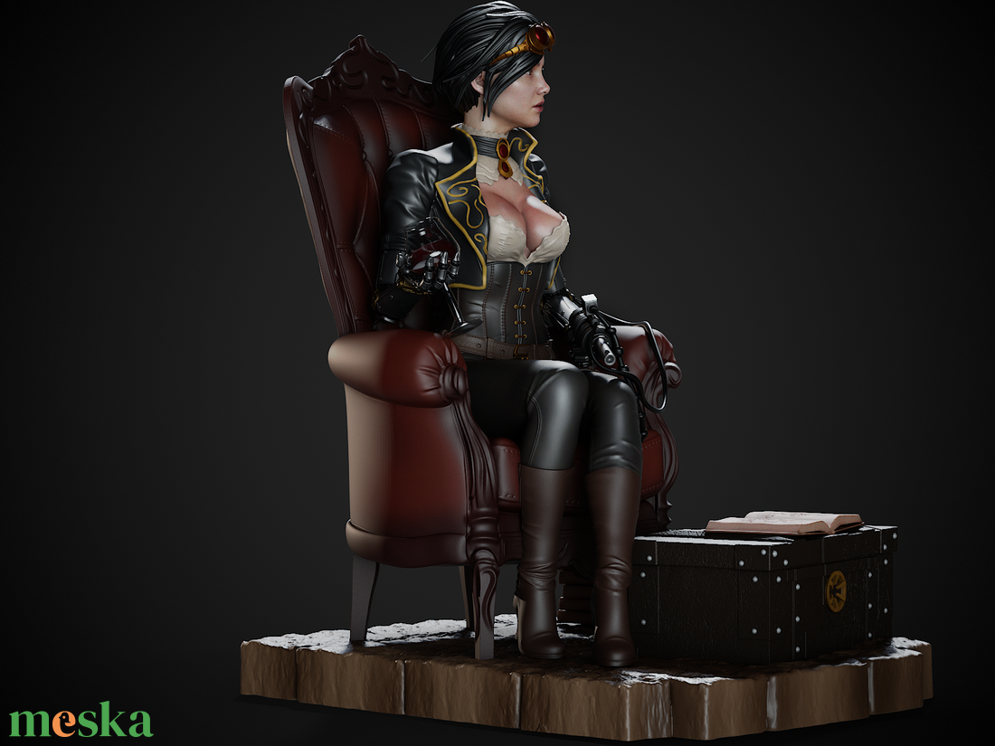 Lady Mechanika - művészet - makett, modell - Meska.hu