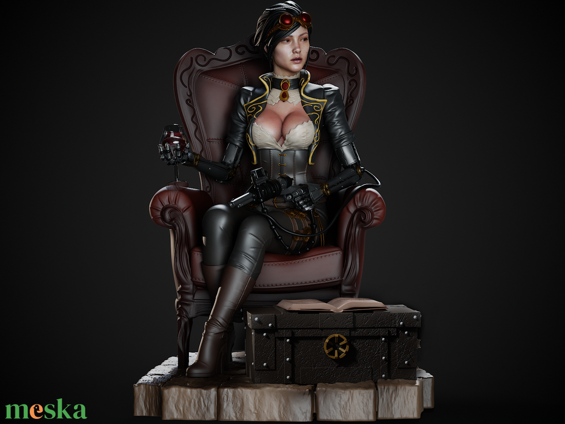 Lady Mechanika - művészet - makett, modell - Meska.hu