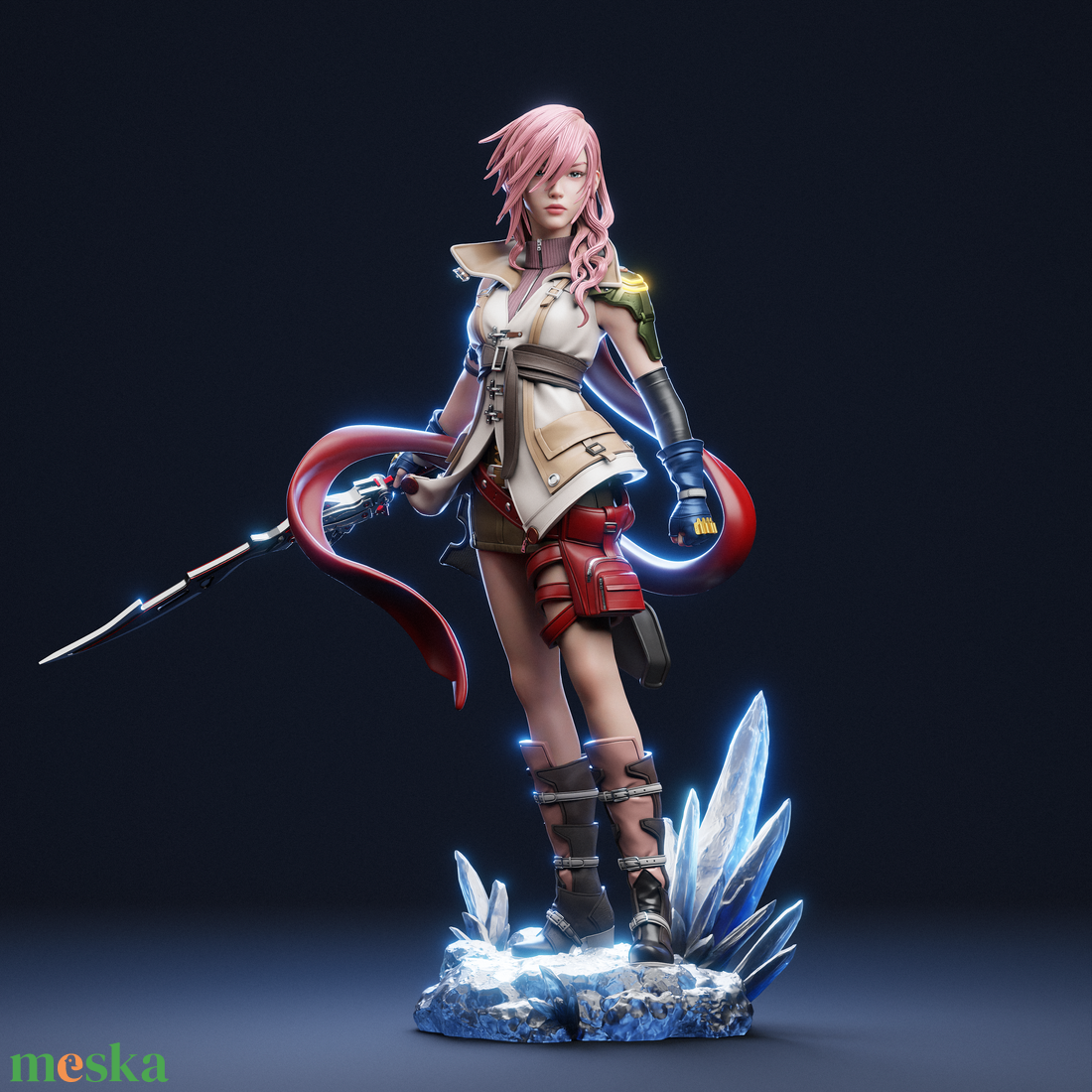 Lightning - Final Fantasy XIII - művészet - makett, modell - Meska.hu