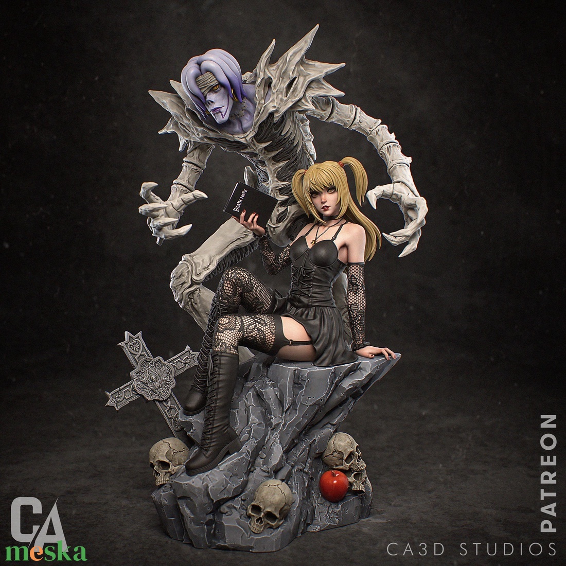 Misa Amane Diorama - Death Note - művészet - makett, modell - Meska.hu Misa Amane Diorama - Death Note - művészet - makett, modell - Meska.hu