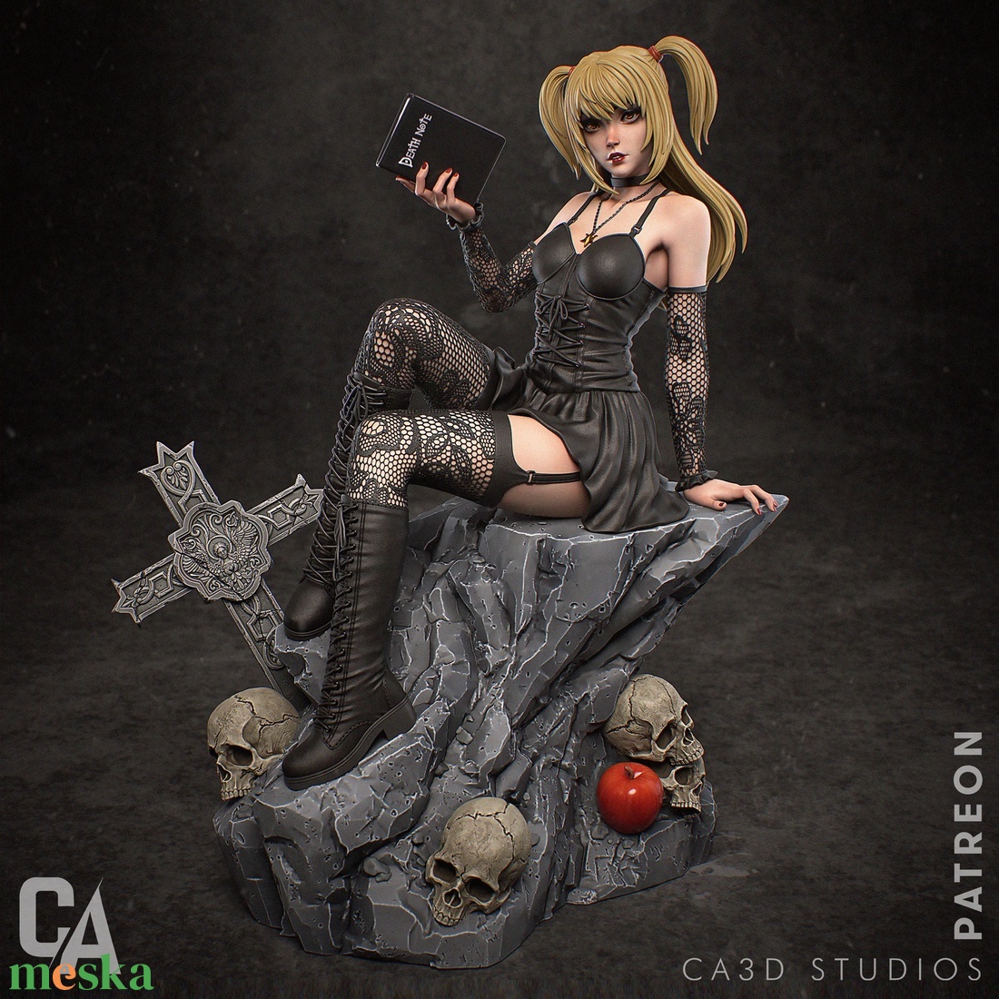 Misa Amane Diorama - Death Note - művészet - makett, modell - Meska.hu Misa Amane Diorama - Death Note - művészet - makett, modell - Meska.hu