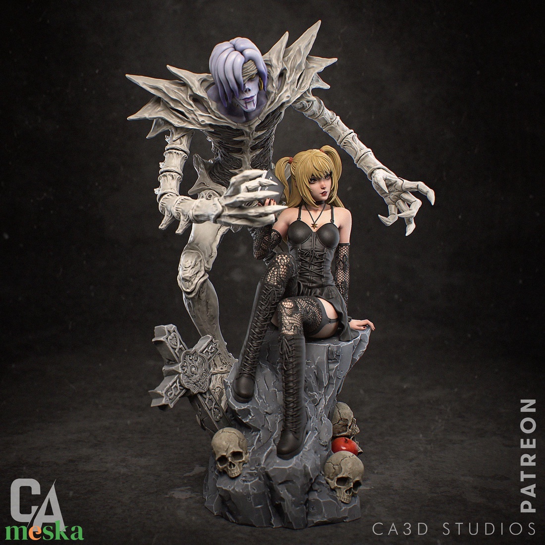 Misa Amane Diorama - Death Note - művészet - makett, modell - Meska.hu Misa Amane Diorama - Death Note - művészet - makett, modell - Meska.hu