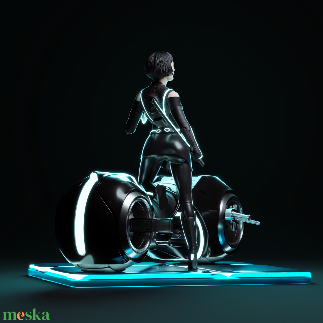 Quorra - Tron - művészet - makett, modell - Meska.hu Quorra - Tron - művészet - makett, modell - Meska.hu